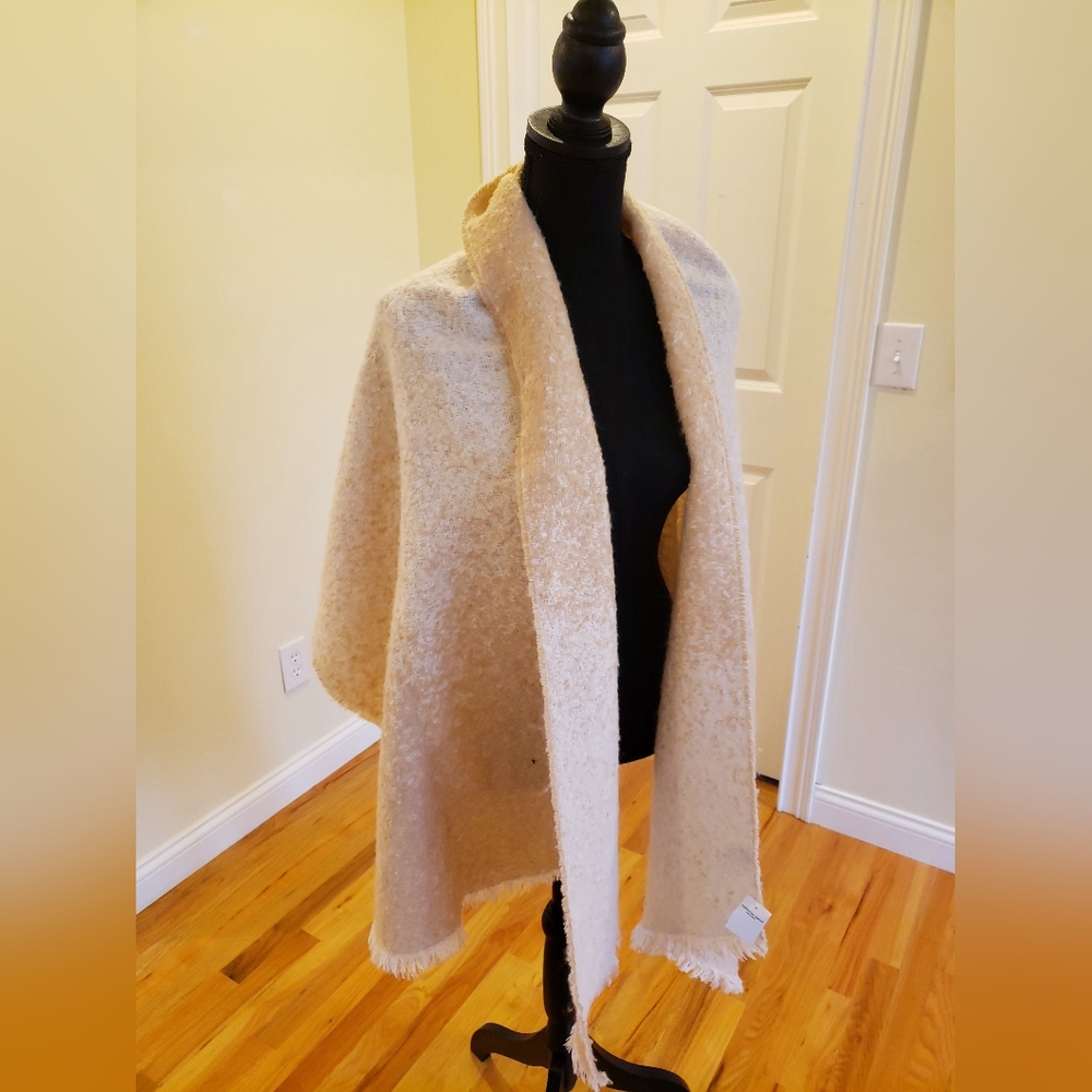 American Eagle Scarf, Cream white and tan ombre colors, NWT